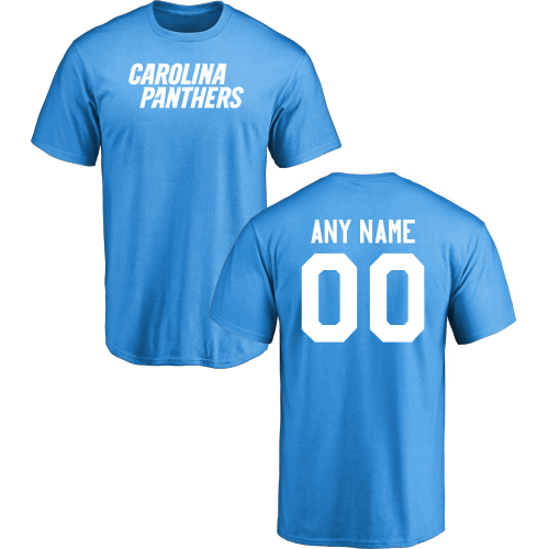 Men Carolina Panthers Design-Your-Own Short Sleeve Custom NFL T-Shirt->nfl t-shirts->Sports Accessory